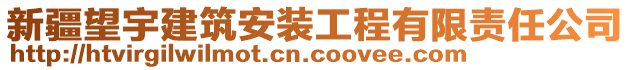 新疆望宇建筑安裝工程有限責任公司