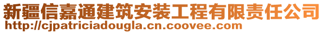 新疆信嘉通建筑安裝工程有限責(zé)任公司