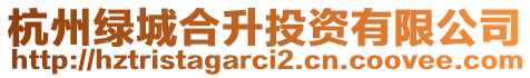 杭州绿城合升投资有限公司