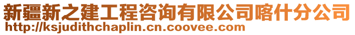 新疆新之建工程咨詢有限公司喀什分公司