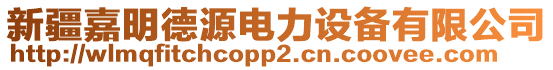 新疆嘉明德源電力設(shè)備有限公司