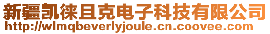 新疆凱徠且克電子科技有限公司