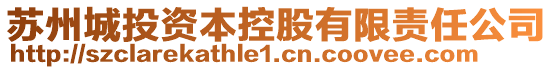 蘇州城投資本控股有限責(zé)任公司