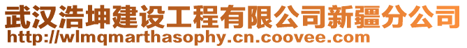 武漢浩坤建設(shè)工程有限公司新疆分公司