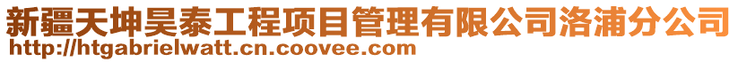 新疆天坤昊泰工程項目管理有限公司洛浦分公司