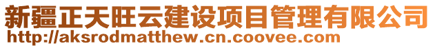 新疆正天旺云建設(shè)項目管理有限公司