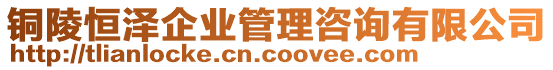 铜陵恒泽企业管理咨询有限公司