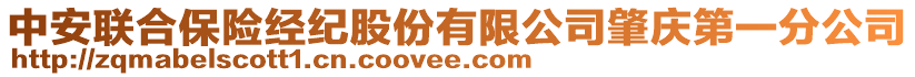 中安聯(lián)合保險經(jīng)紀(jì)股份有限公司肇慶第一分公司