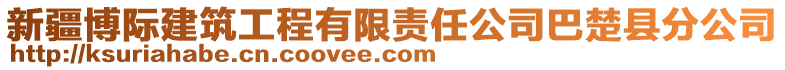 新疆博际建筑工程有限责任公司巴楚县分公司