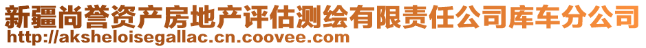 新疆尚譽資產房地產評估測繪有限責任公司庫車分公司