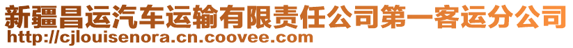 新疆昌運(yùn)汽車運(yùn)輸有限責(zé)任公司第一客運(yùn)分公司