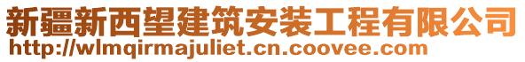 新疆新西望建筑安裝工程有限公司