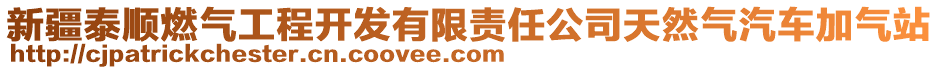 新疆泰順燃?xì)夤こ涕_發(fā)有限責(zé)任公司天然氣汽車加氣站