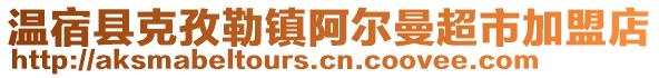 溫宿縣克孜勒鎮(zhèn)阿爾曼超市加盟店