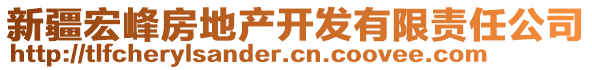 新疆宏峰房地產(chǎn)開發(fā)有限責(zé)任公司