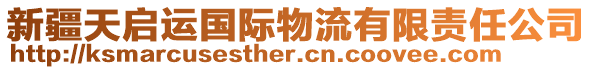 新疆天啟運(yùn)國際物流有限責(zé)任公司