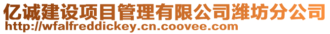 億誠(chéng)建設(shè)項(xiàng)目管理有限公司濰坊分公司