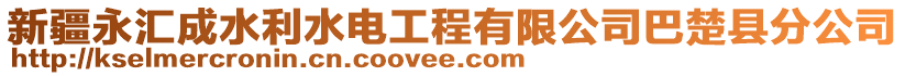 新疆永匯成水利水電工程有限公司巴楚縣分公司