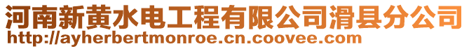 河南新黃水電工程有限公司滑縣分公司