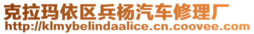 克拉瑪依區(qū)兵楊汽車修理廠