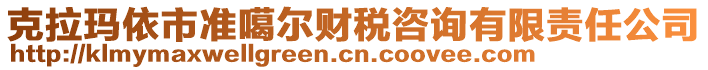 克拉瑪依市準(zhǔn)噶爾財稅咨詢有限責(zé)任公司