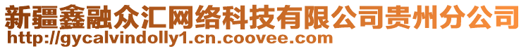 新疆鑫融眾匯網絡科技有限公司貴州分公司