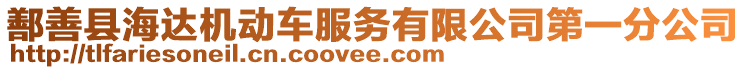 鄯善縣海達(dá)機(jī)動(dòng)車服務(wù)有限公司第一分公司