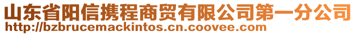 山东省阳信携程商贸有限公司第一分公司