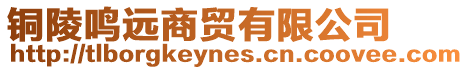 銅陵鳴遠(yuǎn)商貿(mào)有限公司