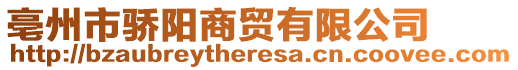 亳州市驕陽商貿(mào)有限公司