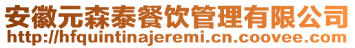 安徽元森泰餐饮管理有限公司