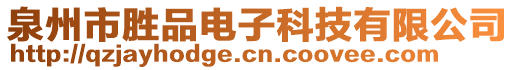 泉州市勝品電子科技有限公司