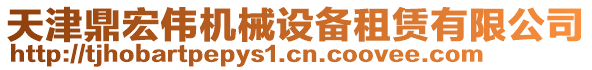 天津鼎宏偉機(jī)械設(shè)備租賃有限公司