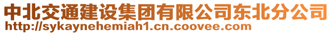 中北交通建設集團有限公司東北分公司