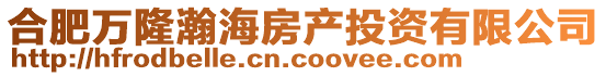 合肥萬隆瀚海房產(chǎn)投資有限公司