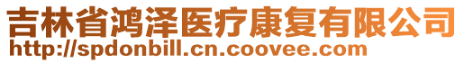 吉林省鴻澤醫(yī)療康復(fù)有限公司