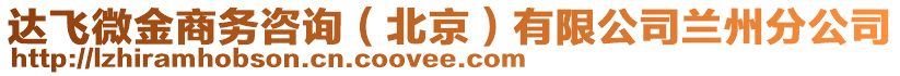 達(dá)飛微金商務(wù)咨詢（北京）有限公司蘭州分公司