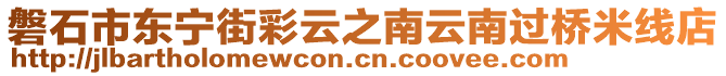 磐石市東寧街彩云之南云南過(guò)橋米線店