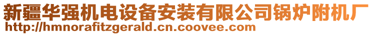 新疆华强机电设备安装有限公司锅炉附机厂