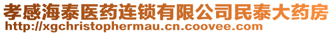 孝感海泰醫(yī)藥連鎖有限公司民泰大藥房