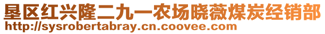 墾區(qū)紅興隆二九一農(nóng)場曉薇煤炭經(jīng)銷部