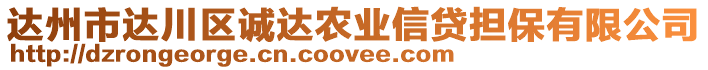 達(dá)州市達(dá)川區(qū)誠(chéng)達(dá)農(nóng)業(yè)信貸擔(dān)保有限公司