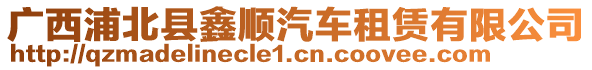 廣西浦北縣鑫順汽車租賃有限公司