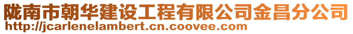 隴南市朝華建設(shè)工程有限公司金昌分公司