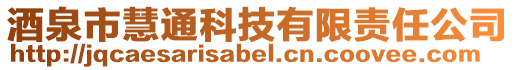 酒泉市慧通科技有限責任公司