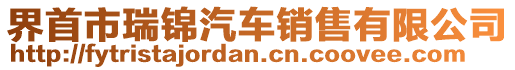 界首市瑞錦汽車銷售有限公司