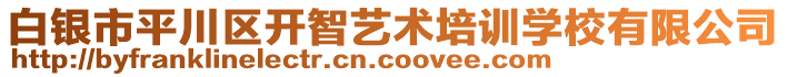 白銀市平川區(qū)開(kāi)智藝術(shù)培訓(xùn)學(xué)校有限公司