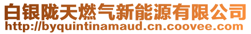 白銀隴天燃氣新能源有限公司