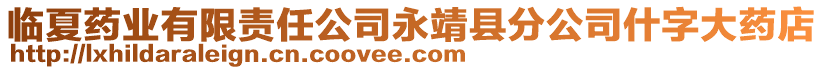 臨夏藥業(yè)有限責任公司永靖縣分公司什字大藥店