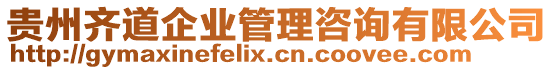 貴州齊道企業(yè)管理咨詢有限公司